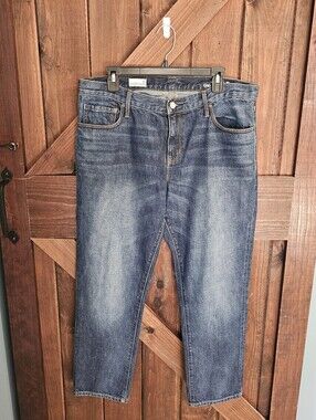 Gap 1969 Sexy Boyfriend Jeans Size 31 Dark Wash Denim